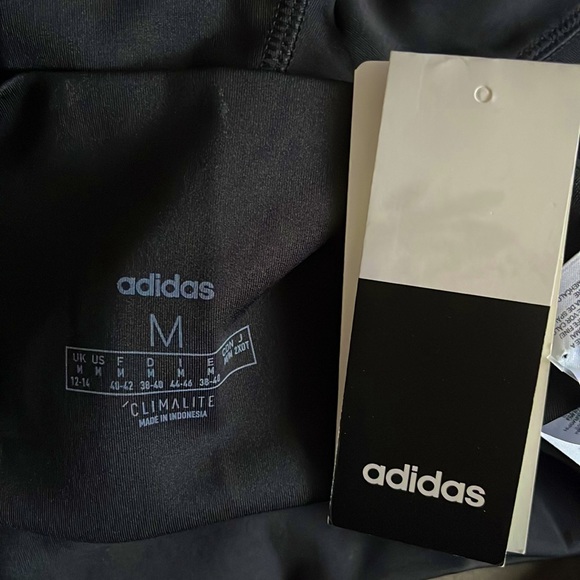 💕SALE💕ADIDAS D2M HIGH RISE LOGO LEGGINGS - Picture 7 of 7